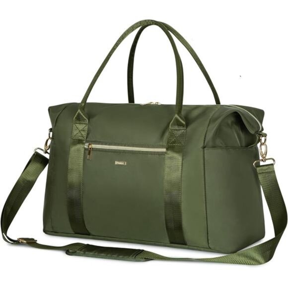 Travel Duffel Bag for Women Green - Picture 1 of 7
